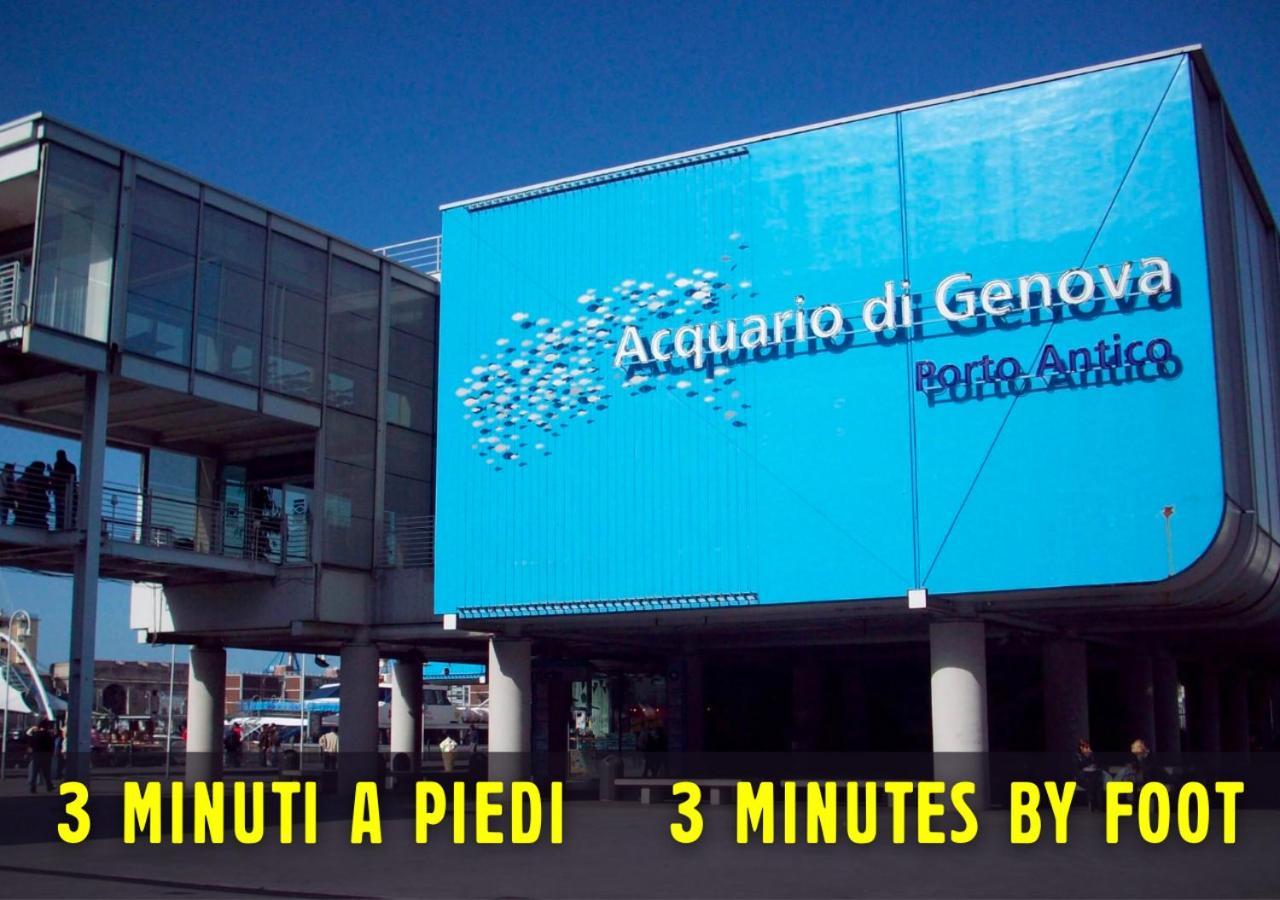 Elegante Loft In Centro Storico Acquario Genoa Exterior photo