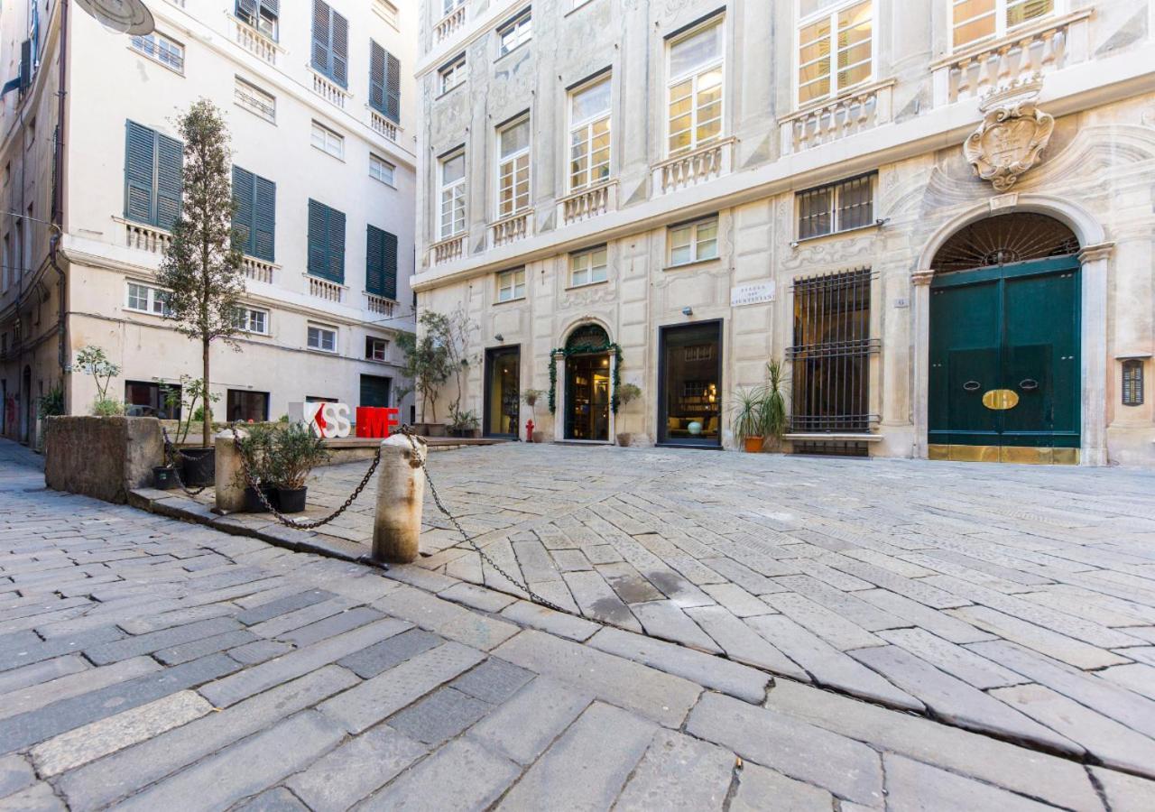 Elegante Loft In Centro Storico Acquario Genoa Exterior photo